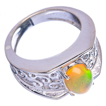 Rare Ethiopian Opal Ring Size 6.5 (925 Sterling Silver) R146032