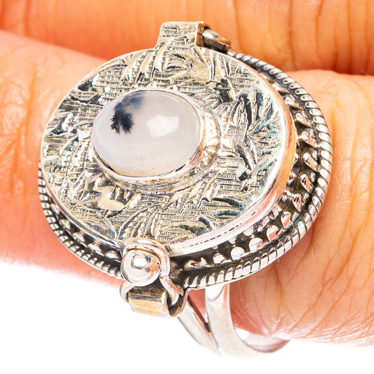 Dendritic Opal Posion 925 Sterling Silver Ring Size 8.75 (925 Sterling Silver) R6202
