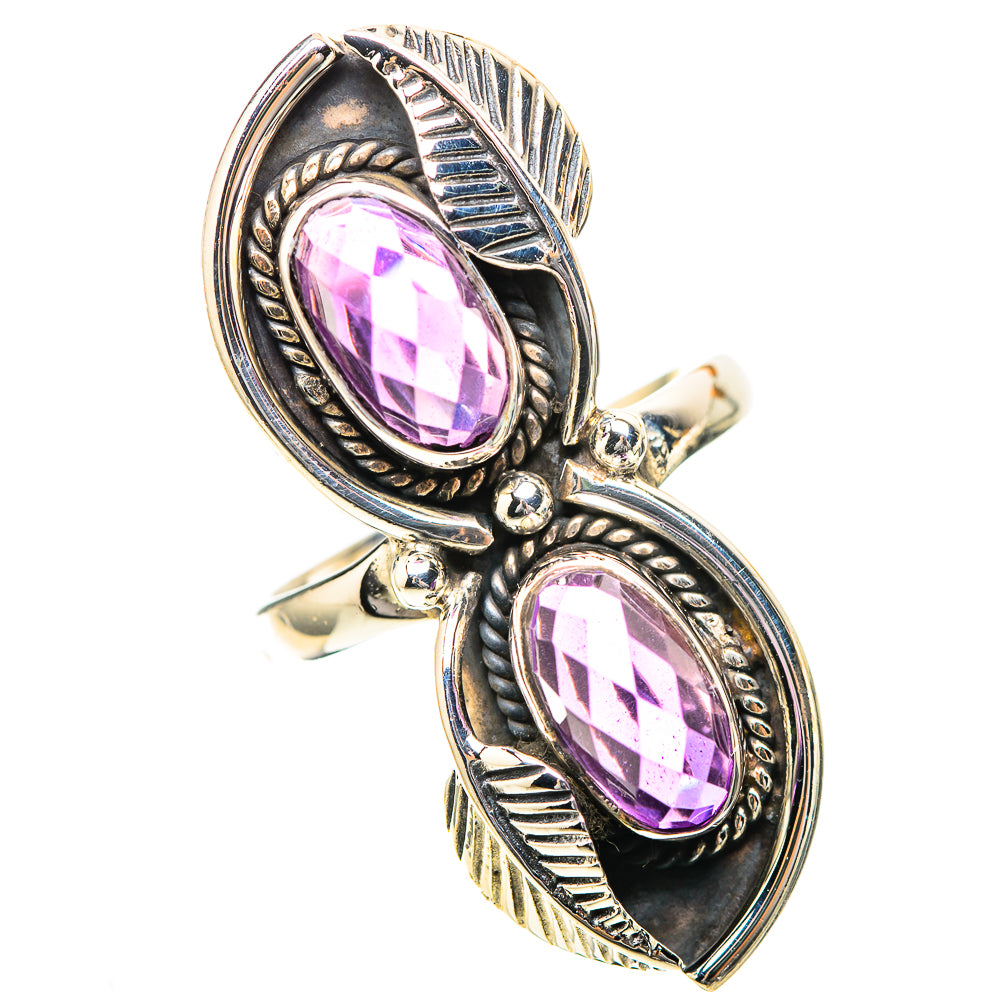Large Amethyst Ring Size 7.5 (925 Sterling Silver) RING139317