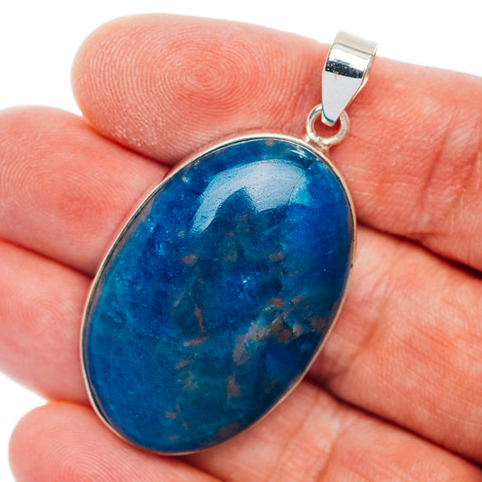 Premium Apatite Pendant 1 7/8" (.925 Sterling Silver)