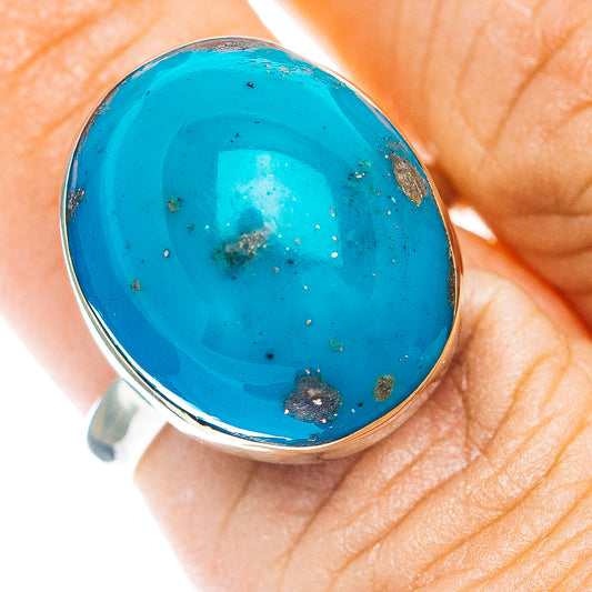 Persian Turquoise Ring Size 7 (German Silver)