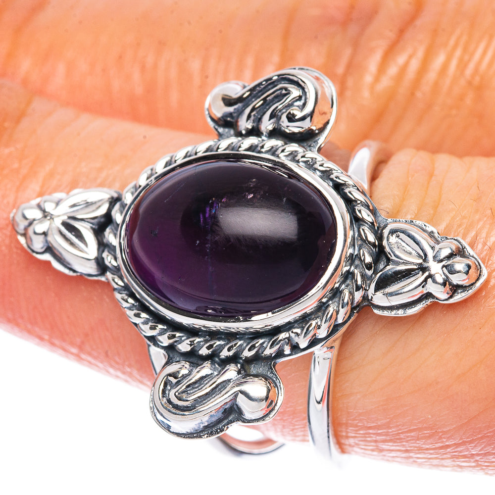 Premium Amethyst 925 Sterling Silver Ring Size 7 (925 Sterling Silver) R2653
