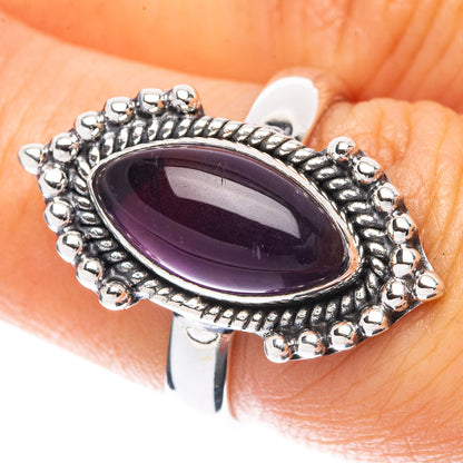 Amethyst 925 Sterling Silver Ring Size 6.75 (925 Sterling Silver) R5394