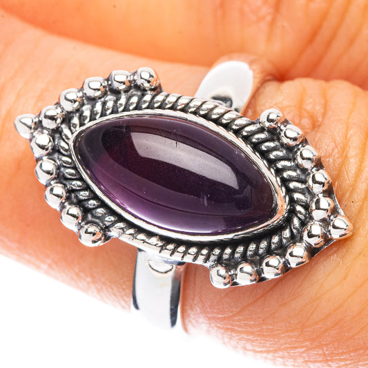Amethyst 925 Sterling Silver Ring Size 6.75 (925 Sterling Silver) R5394