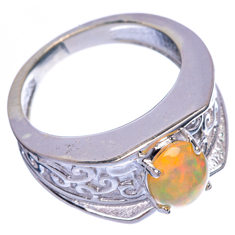 Rare Ethiopian Opal Ring Size 8 (925 Sterling Silver) R146026