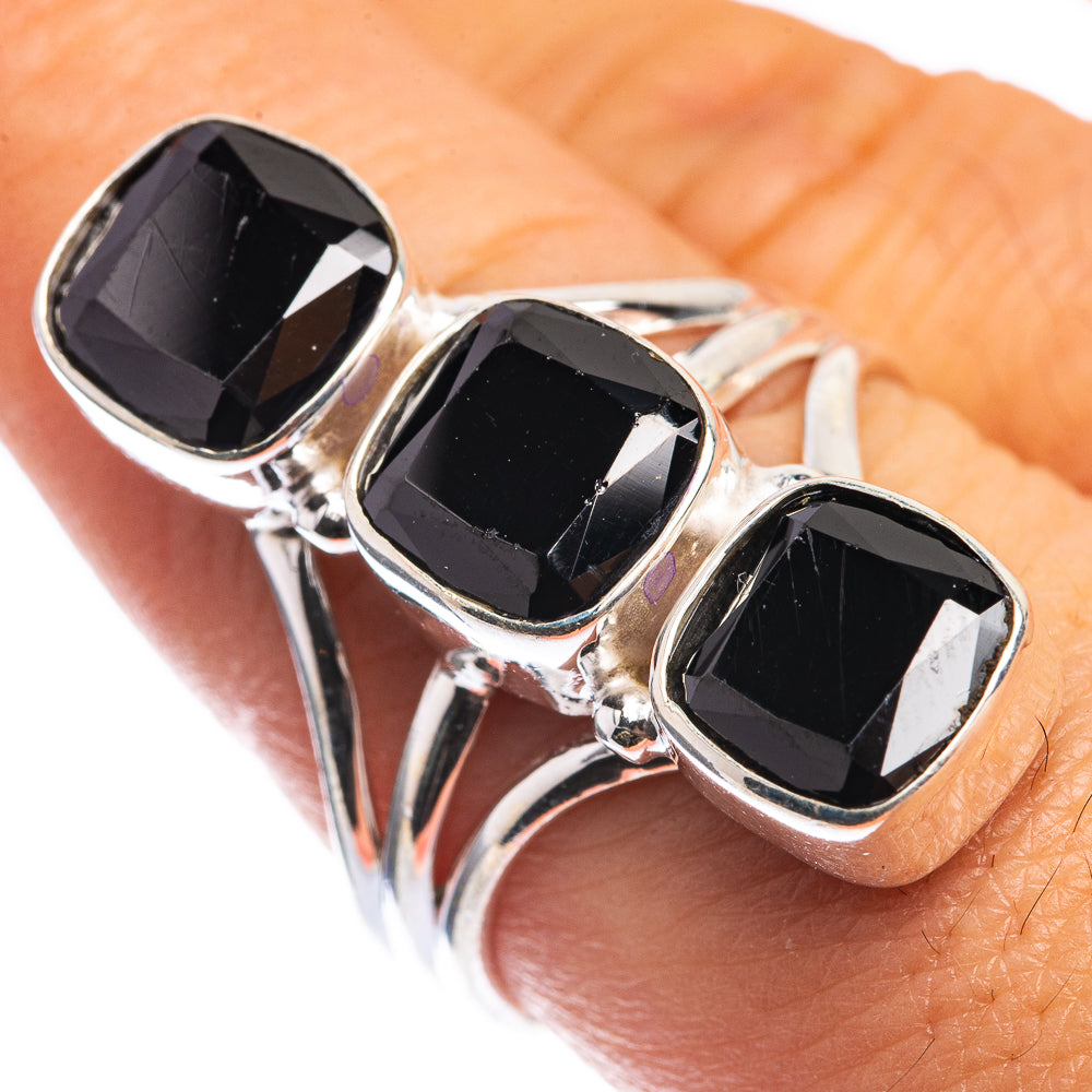 Black Onyx Ring Size 7.75 (925 Sterling Silver) RING143291