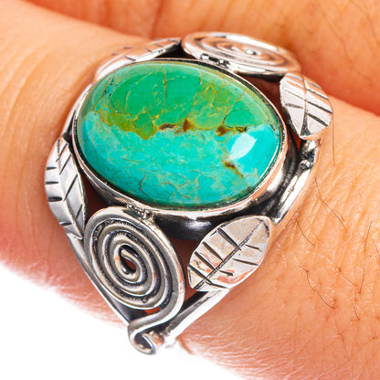 Chrysocolla Ring Size 8.5 (925 Sterling Silver) R144287