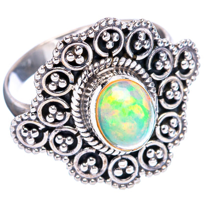 Rare Ethiopian Opal Ring Size 6.75 (.925 Sterling Silver)