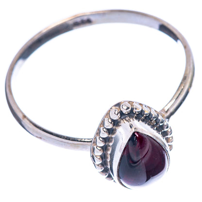 Garnet Dainty Ring Size 9 (925 Sterling Silver) R145728