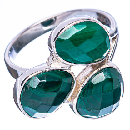Asc Premium Malachite Ring Size 8.75 (925 Sterling Silver) R3445