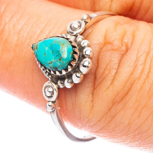 Value Arizona Turquoise Ring Size 8.75 (925 Sterling Silver) R7260