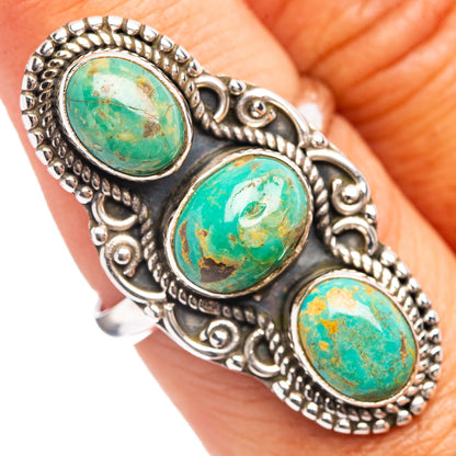 Mohave Turquoise Ring Size 7.75 (.925 Sterling Silver)
