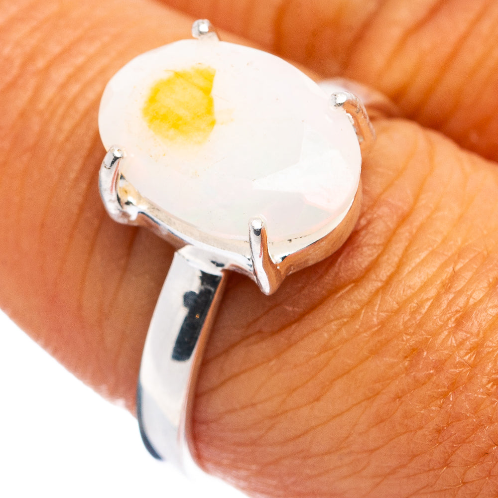 Rare Ethiopian Opal Ring Size 8 (.925 Sterling Silver)