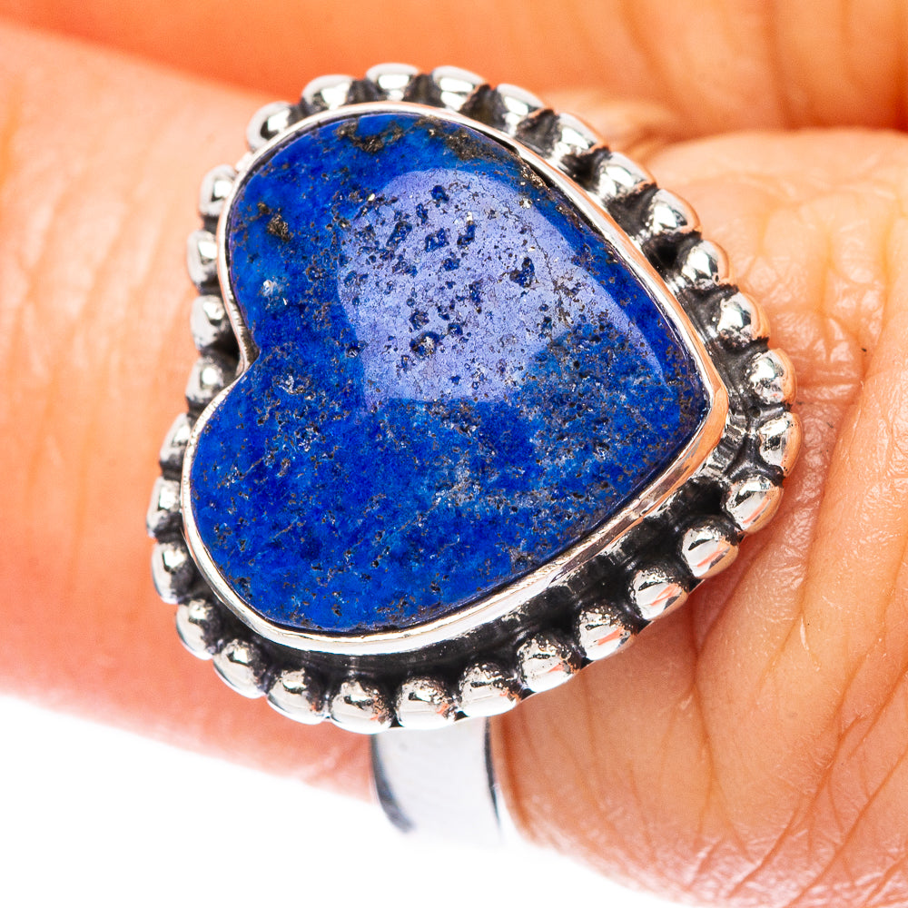 Lapis Lazuli Ring Size 6 (925 Sterling Silver) R3998
