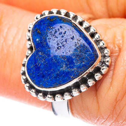 Lapis Lazuli Ring Size 6 (925 Sterling Silver) R3998