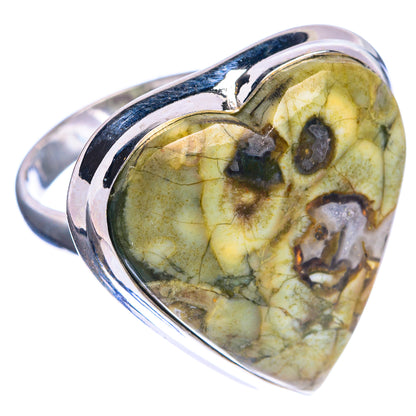 Large Rainforest Opal Ring Size 8 (925 Sterling Silver) R144313