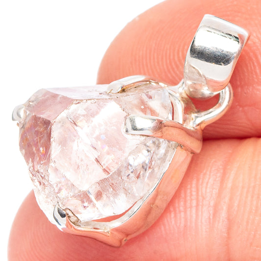 Herkimer Diamond Pendant 7/8" (925 Sterling Silver) P43954