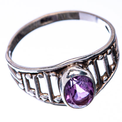 Faceted Amethyst Dainty Ring Size 6 (925 Sterling Silver) R145231