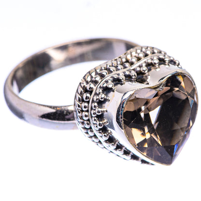 Smoky Quartz Ring Size 6.25 (925 Sterling Silver) R140486
