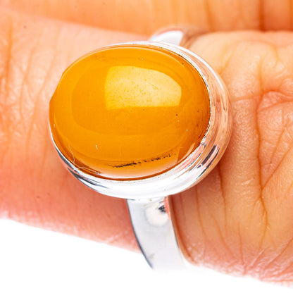 Baltic Amber 925 Sterling Silver Ring Size 6 (925 Sterling Silver) R3851