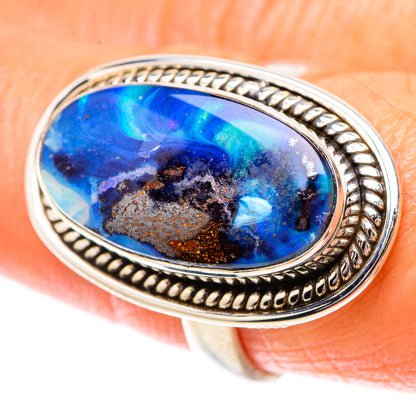 Boulder Opal Ring Size 8 (925 Sterling Silver) RING137844