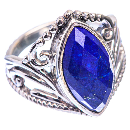 Lapis Lazuli Ring Size 6.5 (925 Sterling Silver) R140609