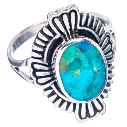 Rare Arizona Turquoise Ring Size 8.5 (925 Sterling Silver) R146970