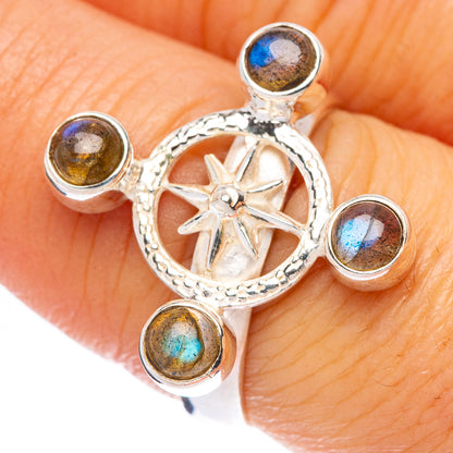 Labradorite Ring Size 7.5 (925 Sterling Silver) R146181