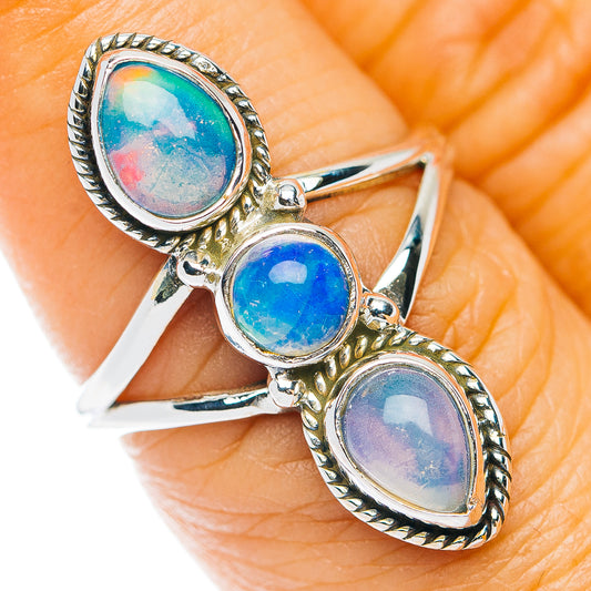 Ethiopian Opal Ring Size 7 (.925 Sterling Silver)