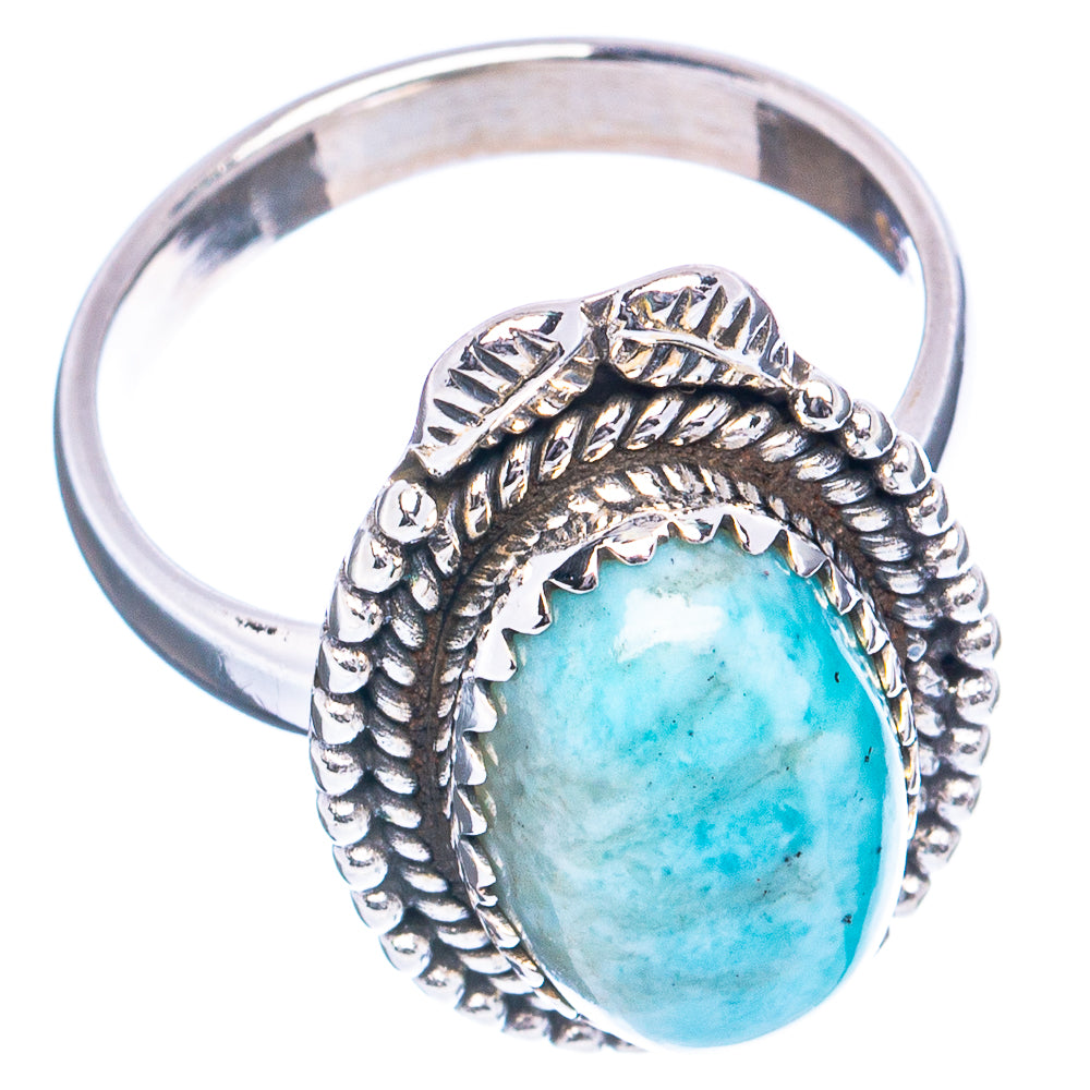 Rare Larimar Ring Size 7 (.925 Sterling Silver)