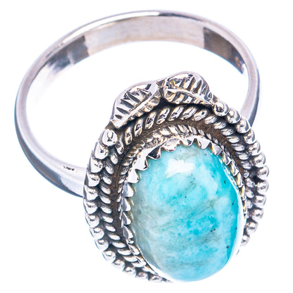 Rare Larimar Ring Size 7 (.925 Sterling Silver)