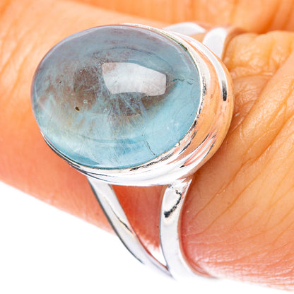 Aquamarine Ring Size 7.75 (925 Sterling Silver) R4203