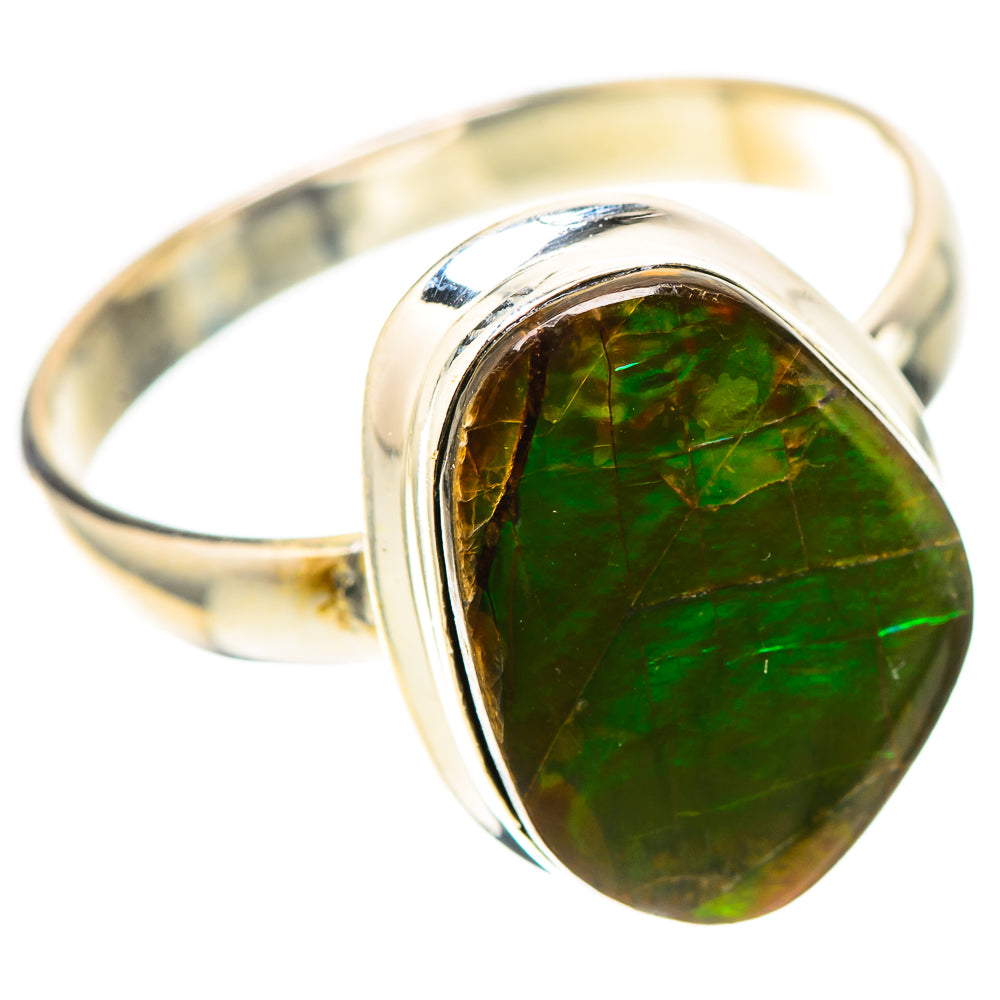 Canadian Ammolite Ring Size 11.75 (925 Sterling Silver) RING138710