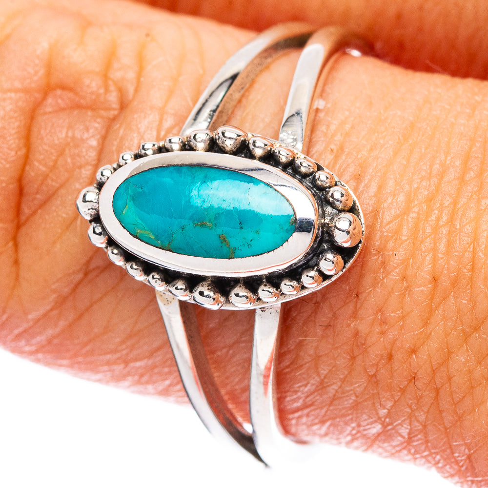 Rare Arizona Turquoise Ring Size 9.5 (925 Sterling Silver) R4567