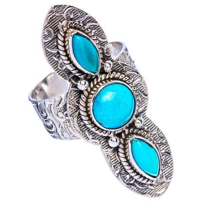 Large Sleeping Beauty Turquoise Ring Size 7 (925 Sterling Silver) R144505