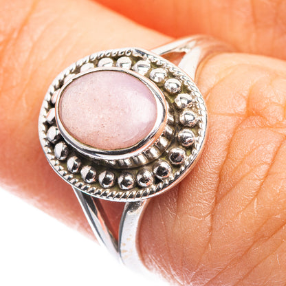 Pink Opal Dainty Ring Size 6 (925 Sterling Silver) R142547