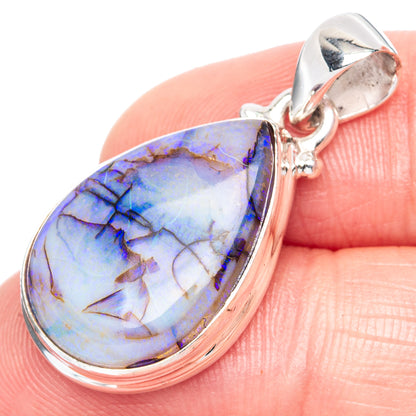 Rare Sterling Opal 925 Sterling Silver Pendant 1 1/4" (925 Sterling Silver) P41914