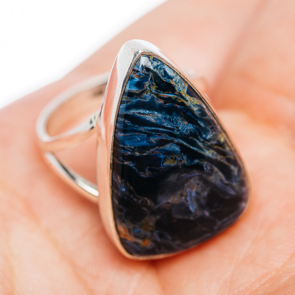 Premium Pietersite Ring Size 7 (.925 Sterling Silver)