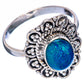 Rare Triple Opal Ring Size 7.5 (925 Sterling Silver) R3390