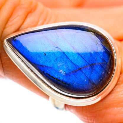 Large Labradorite Ring Size 9.25 (925 Sterling Silver) RING138039