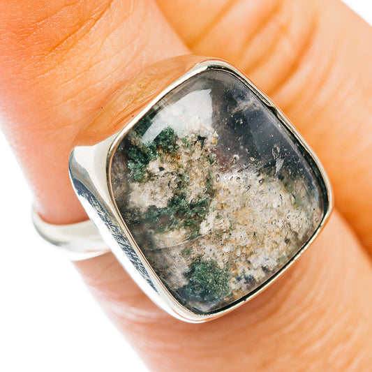 Lodolite Ring Size 6.75 (German Silver)