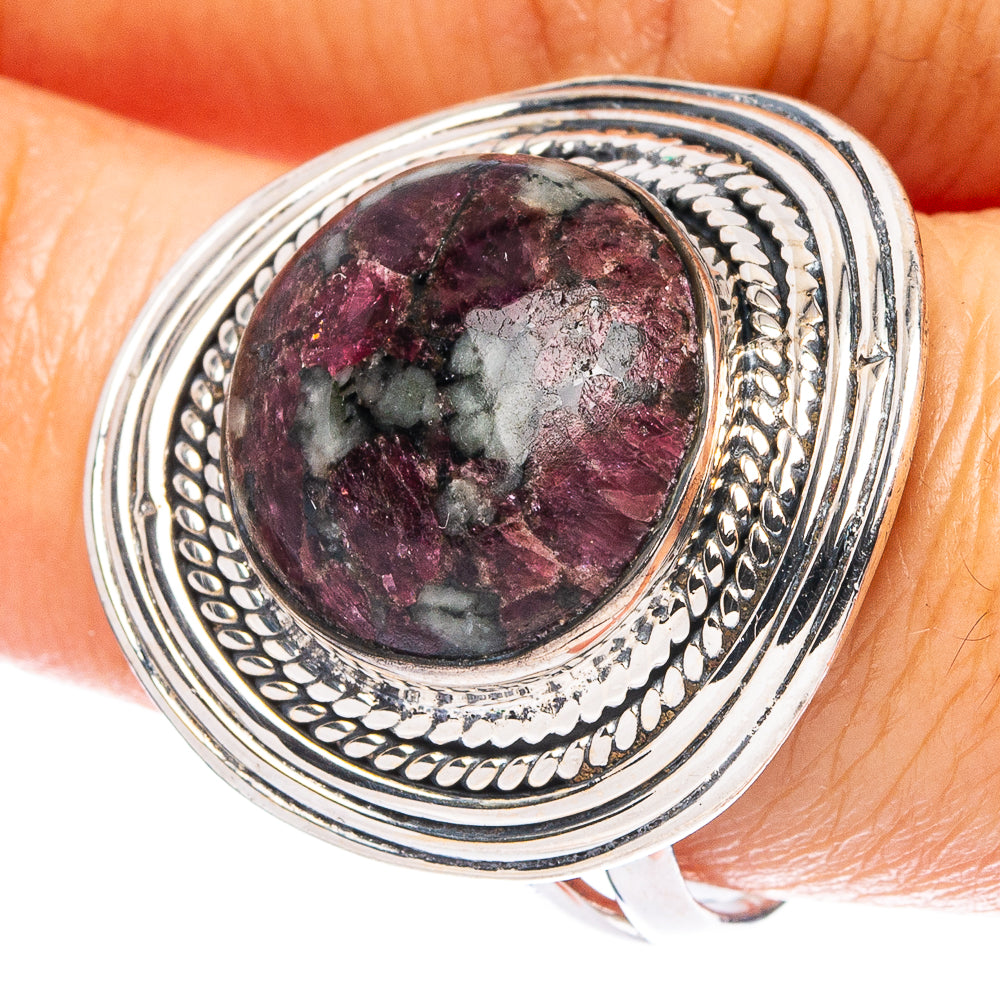 Russian Eudialyte 925 Sterling Silver Ring Size 9 (925 Sterling Silver) R6095