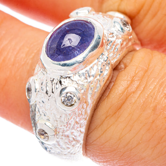 Natural Tanzanite Ring Size 6.75 (925 Sterling Silver) R145986