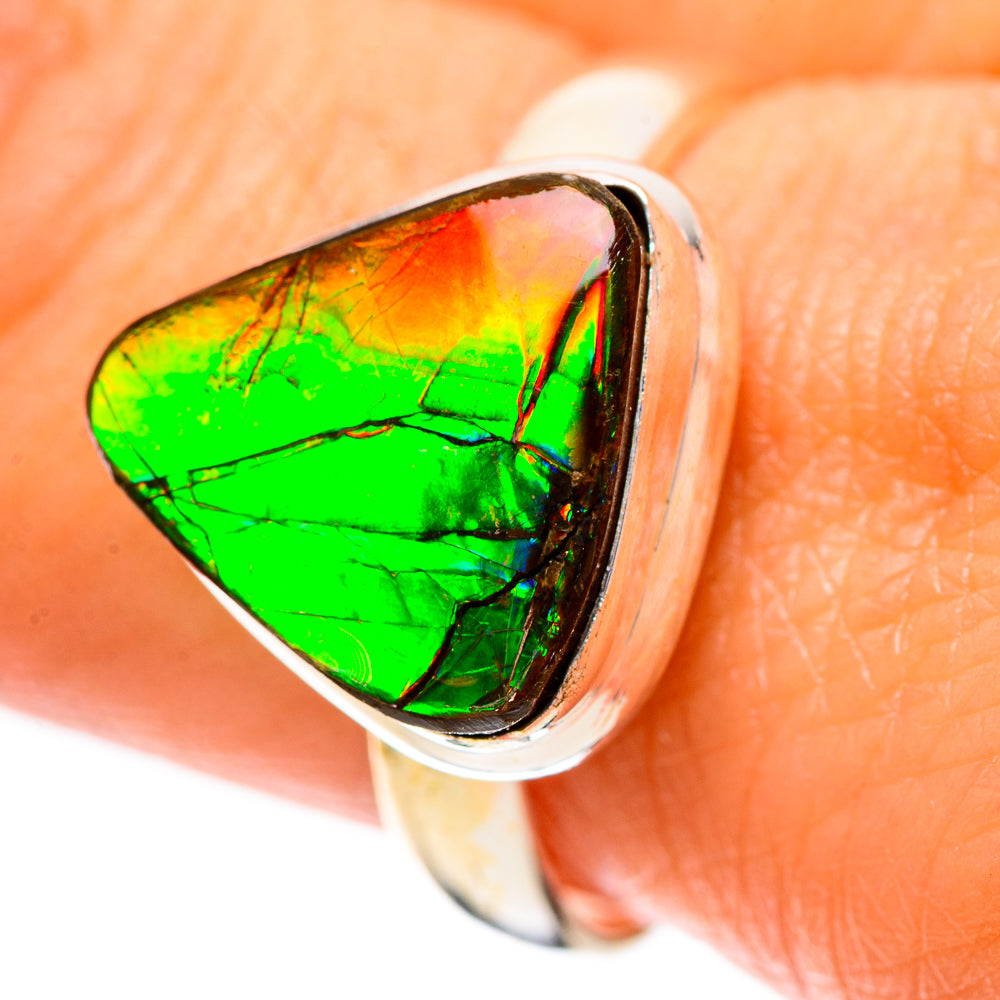 Ammolite Ring Size 9.25 (925 Sterling Silver) RING139252