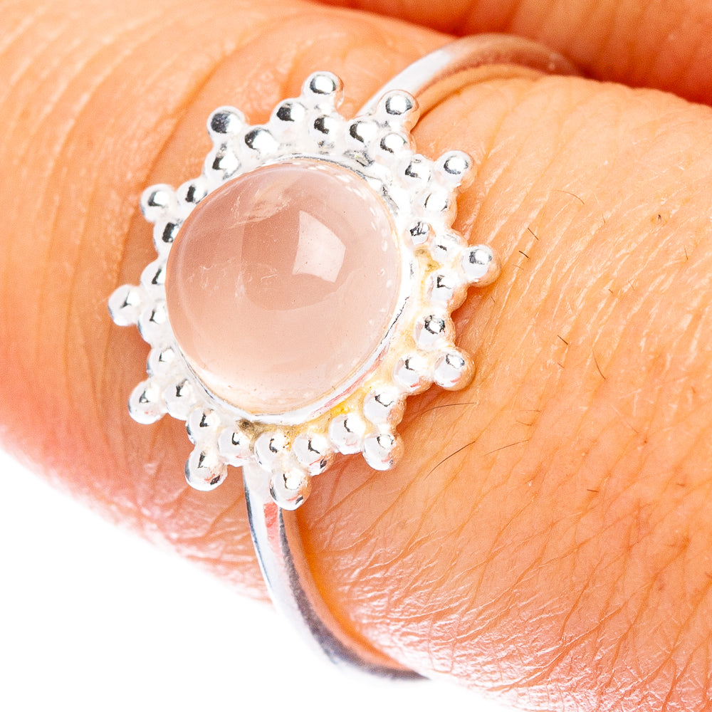 Rose Quartz Dainty Ring Size 8 (925 Sterling Silver) R146916