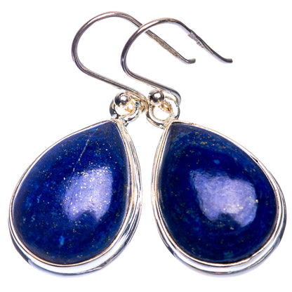Lapis Lazuli Earrings 1 3/8" (925 Sterling Silver) E432608
