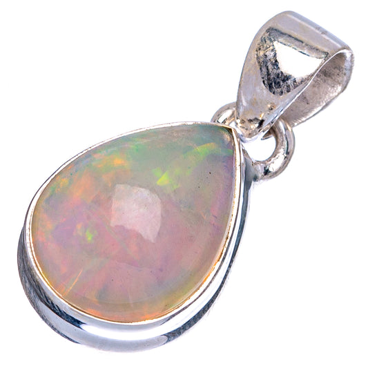 Large Rare Ethiopian Opal Pendant 7/8" (925 Sterling Silver) P43475