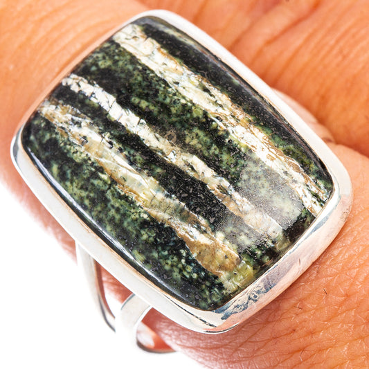 Green Swiss Opal Ring Size 9.25 (925 Sterling Silver) R7042