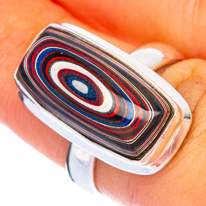 Fordite Ring Size 5.75 (925 Sterling Silver) R144461