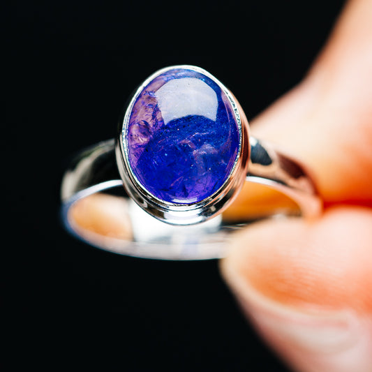 Premium Tanzanite Ring Size 8 (.925 Sterling Silver)